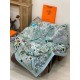 Repliche Perfette Sciarpa reversibile in cashmere Hermès Animal City, 140 blu Imitazioni False Online
