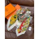 Repliche Perfette Sciarpa reversibile in cashmere Hermès Animal City, 140 giallo Imitazioni False Online