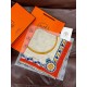 Repliche Perfette Foulard quadrato in velluto double face tinta unita Hermès Sweet Saddleware, 140 arancione Imitazioni False Online