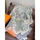 Repliche Perfette Hermès Rare Treasures Fazzoletto in cashmere reversibile 140 02 Imitazioni False Online