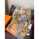 Repliche Perfette Hermès Rare Treasures Fazzoletto in cashmere reversibile 140 03 Imitazioni False Online