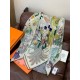 Repliche Perfette Hermès Rare Treasures Fazzoletto in cashmere reversibile 140 05 Imitazioni False Online