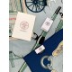 Repliche Perfette Hermès Rare Treasures Fazzoletto in cashmere reversibile 140 Blu Imitazioni False Online