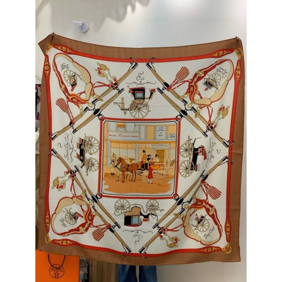 Repliche Perfette Cashmere reversibile Hermès Rare Treasures Fazzoletto 140 01 Imitazioni False Online