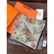 Repliche Perfette Sciarpa in velluto Hermès Surrealist Hermès Hub 140 Rosso Imitazioni False Online