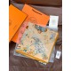 Repliche Perfette Scialle in velluto reversibile Hermès Equestrian Academy 140 02 Imitazioni False Online
