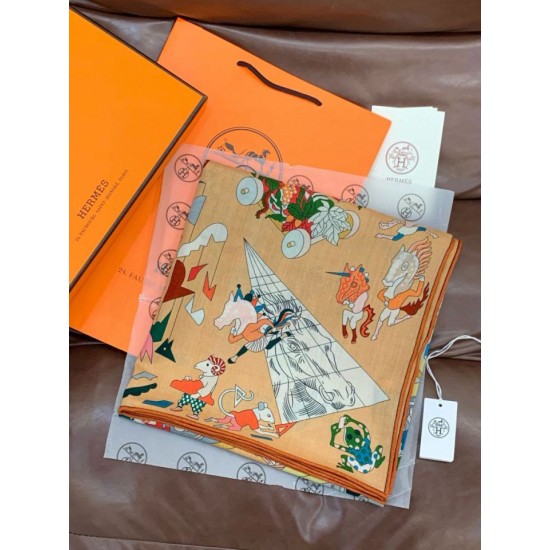Repliche Perfette Hermès Equestrian Academy Velluto reversibile Scialle 140 01 Imitazioni False Online