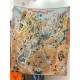 Repliche Perfette Hermès Equestrian Academy Velluto reversibile Scialle 140 01 Imitazioni False Online