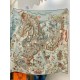 Repliche Perfette Hermès Equestrian Academy Scialle in velluto reversibile 140 Marrone Imitazioni False Online
