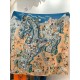 Repliche Perfette Hermès Equestrian Academy Scialle in velluto reversibile 140 Blu Imitazioni False Online