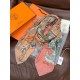 Repliche Perfette Hermès Equestrian Academy Scialle in velluto reversibile 140 Rosa Imitazioni False Online