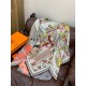 Repliche Perfette Sciarpa in seta Hermès Starry Night Chorus e fazzoletto quadrato in cashmere 140 01 Imitazioni False Online