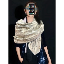 Repliche Perfette Sciarpa in seta Hermès Starry Night Chorus e fazzoletto quadrato in cashmere 140 02 Imitazioni False Online