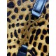 Replica Perfetta Borsa a tracolla YSL Saint Laurent Le 5 à 7 piccola/media cavallino con stampa leopardata Imitazioni Fake