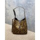 Replica Perfetta Borsa a tracolla YSL Saint Laurent Le 5 à 7 piccola/media cavallino con stampa leopardata Imitazioni Fake