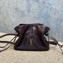 Replica Perfetta Borsa a tracolla YSL Saint Laurent Jamie Caffè Imitazioni Fake