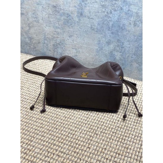 Replica Perfetta Borsa a tracolla YSL Saint Laurent Jamie Caffè Imitazioni Fake