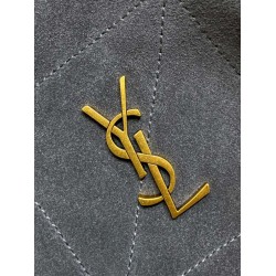 Replica Perfetta Borsa a tracolla YSL Saint Laurent Jamie pelle scamosciata Grigio Imitazioni Fake