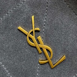 Replica Perfetta Borsa a tracolla YSL Saint Laurent Jamie pelle scamosciata Grigio Imitazioni Fake