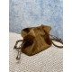 Replica Perfetta Borsa a tracolla YSL Saint Laurent Jamie pelle scamosciata Caramello Imitazioni Fake