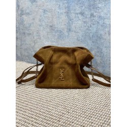 Replica Perfetta Borsa a tracolla YSL Saint Laurent Jamie pelle scamosciata Caramello Imitazioni Fake