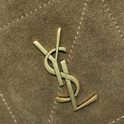 Replica Perfetta Borsa a tracolla YSL Saint Laurent Jamie pelle scamosciata Caramello Imitazioni Fake
