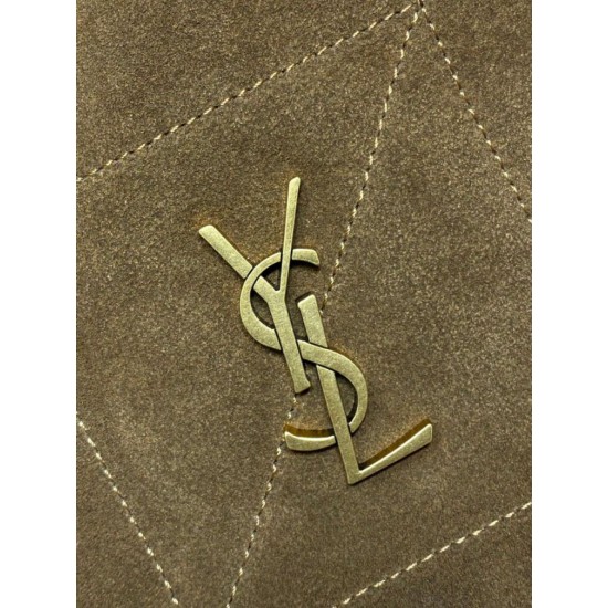 Replica Perfetta Borsa a tracolla YSL Saint Laurent Jamie pelle scamosciata Caramello Imitazioni Fake