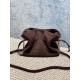 Replica Perfetta Borsa a tracolla YSL Saint Laurent Jamie pelle scamosciata Caffè Imitazioni Fake