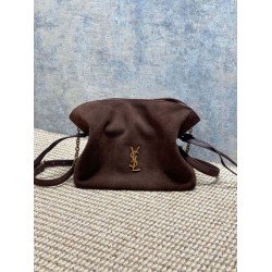 Replica Perfetta Borsa a tracolla YSL Saint Laurent Jamie pelle scamosciata Caffè Imitazioni Fake