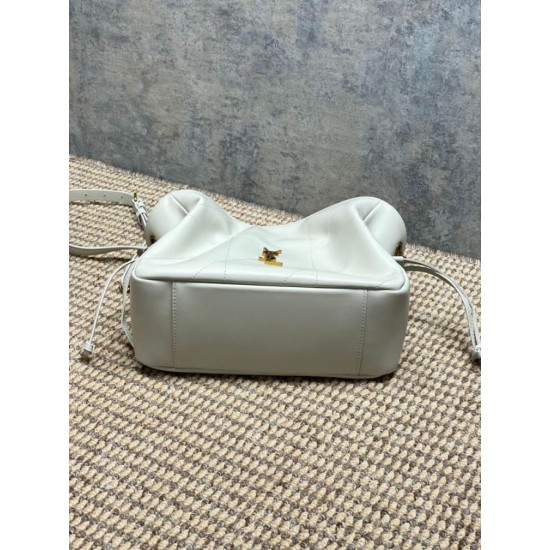 Replica Perfetta Borsa a tracolla YSL Saint Laurent Jamie Bianco Imitazioni Fake