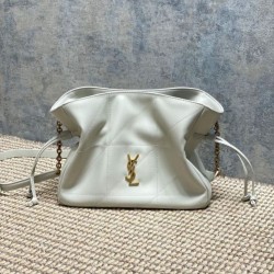Replica Perfetta Borsa a tracolla YSL Saint Laurent Jamie Bianco Imitazioni Fake