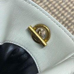 Replica Perfetta Borsa a tracolla YSL Saint Laurent Jamie Bianco Imitazioni Fake