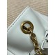 Replica Perfetta Borsa a tracolla YSL Saint Laurent Jamie Bianco Imitazioni Fake
