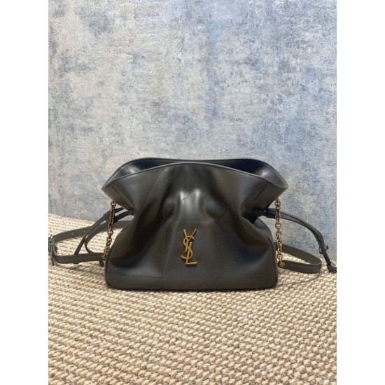 Replica Perfetta Borsa a tracolla YSL Saint Laurent Jamie Verde muschio Imitazioni Fake