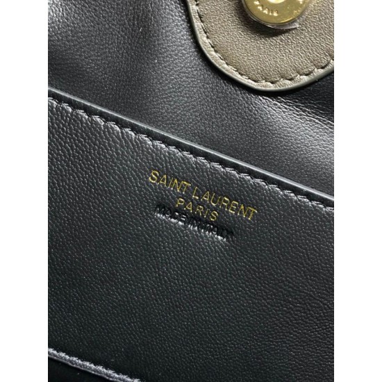 Replica Perfetta Borsa a tracolla YSL Saint Laurent Jamie Verde muschio Imitazioni Fake