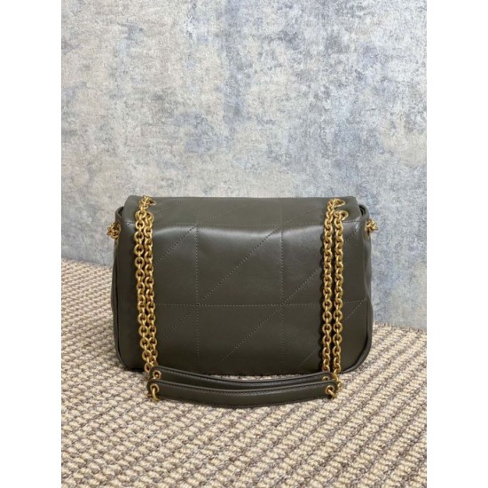 Replica Perfetta Borsa a tracolla YSL Saint Laurent Small Jamie 4.3 Verde muschio Imitazioni Fake