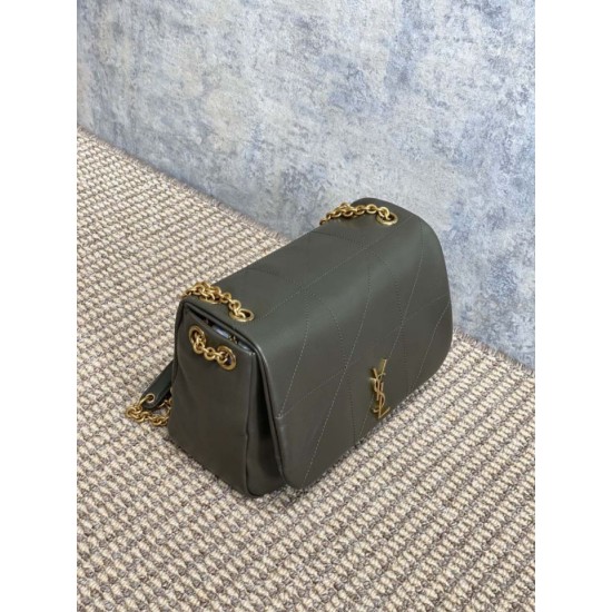 Replica Perfetta Borsa a tracolla YSL Saint Laurent Small Jamie 4.3 Verde muschio Imitazioni Fake