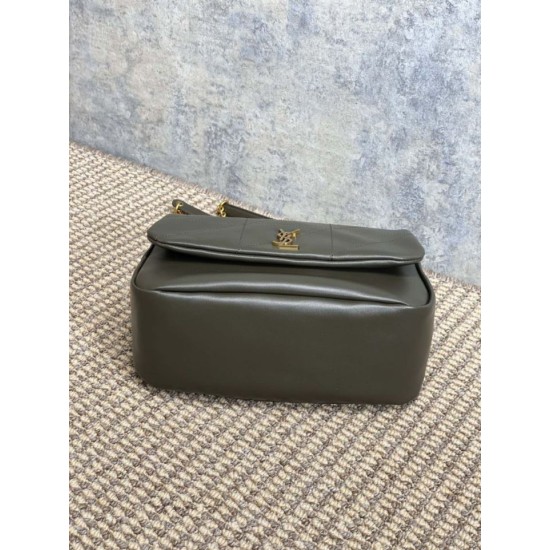 Replica Perfetta Borsa a tracolla YSL Saint Laurent Small Jamie 4.3 Verde muschio Imitazioni Fake