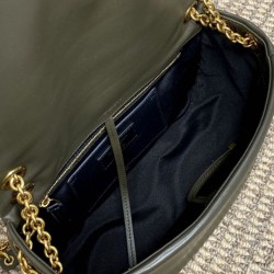 Replica Perfetta Borsa a tracolla YSL Saint Laurent Small Jamie 4.3 Verde muschio Imitazioni Fake