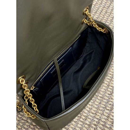 Replica Perfetta Borsa a tracolla YSL Saint Laurent Small Jamie 4.3 Verde muschio Imitazioni Fake