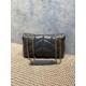 Replica Perfetta Borsa a tracolla YSL Saint Laurent Mini Loulou Puffer Grigio urbano Imitazioni Fake