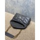 Replica Perfetta Borsa a tracolla YSL Saint Laurent Mini Loulou Puffer Grigio urbano Imitazioni Fake