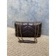 Replica Perfetta Borsa a tracolla YSL Saint Laurent Mini Loulou Puffer Caffè Imitazioni Fake
