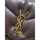 Replica Perfetta Borsa a tracolla YSL Saint Laurent Mini Loulou Puffer Caffè Imitazioni Fake