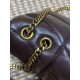 Replica Perfetta Borsa a tracolla YSL Saint Laurent Mini Loulou Puffer Caffè Imitazioni Fake