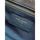 Replica Perfetta Borsa a tracolla YSL Saint Laurent Mini Loulou Puffer Caffè Imitazioni Fake