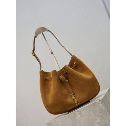 Repliche Borsa a mano piccola Hobo PARIS VII YSL Saint Laurent pelle scamosciata giallo False Outlet Online Replica Perfetta Borsa a mano piccola Hobo PARIS VII YSL Saint Laurent pelle scamosciata giallo Imitazioni Fake