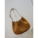 Replica Perfetta Borsa a mano piccola Hobo PARIS VII YSL Saint Laurent pelle scamosciata giallo Imitazioni Fake