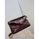 Replica Perfetta Borsa a tracolla piccola Loulou puffer YSL Saint Laurentnappa Maroon Imitazioni Fake