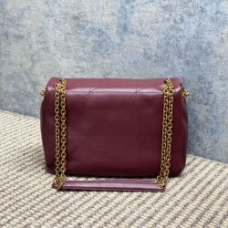 Replica Perfetta Borsa a tracolla media YSL Saint Laurent Jamie 4.3 Borgogna Imitazioni Fake